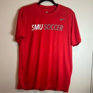 Nike Red Polyester T-Shirt
